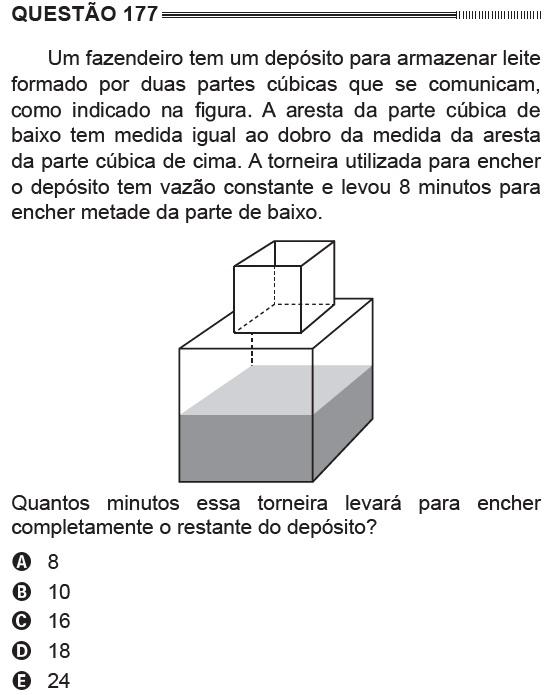 Questões Do Enem - Geometria Espacial: Prismas